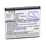Vhbw batterie remplacement pour 554844p pour gps, appareil de navigation (800mah, 3, 7v, li - ion)