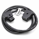 Vhbw c�ble adaptateur d - tap (m�le) vers 1x d - tap (femelle) pour appareil photo - 1 m, noir