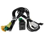Vhbw cble adaptateur aux usb pour radio de voiture (100 cm) compatible avec vw rcd300, rcd310, rcd510, ...