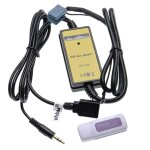 Vhbw cble adaptateur aux usb pour radio de voiture compatible avec vw radio premium 4 clarion, premium ...