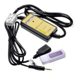Vhbw cble adaptateur aux usb pour radio de voiture compatible avec vw rcd - 500, rns mfd2 cd / dvd, ...