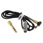 Vhbw cble audio aux compatible avec akg q701, k181, k72, m220 casque - avec prise jack 3, 5 mm, vers ...