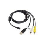 Vhbw c�ble audio photo / vid�o av composite avec connection usb compatible avec panasonic lumix dmc - ...