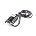 Vhbw cble audio aux vers prise jack 3, 5mm noir pour bose quietcomfort 25, 35, 35 ii, qc - 25, qc - ...