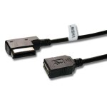 Vhbw c�ble audio voiture compatible avec skoda fabia, mdi (mobile device interface), octavia, roomster, ...