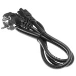 Vhbw c�ble connecteur euro type f compatible avec vorwerk kobold vr300, vr100, vr200 - prise c5 en tr�fle ...