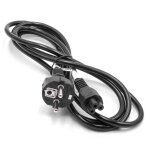 Vhbw c�ble connecteur euro type f compatible avec vorwerk kobold vr300, vr100, vr200 - prise c5 en tr�fle ...