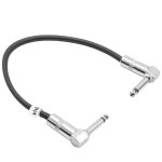Vhbw cble patch pour guitare 30cm cble jack pour pdale d'effets - cble jack ave prise 6, 35mm , coud, ...