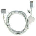 Vhbw cble usb - c vers magsafe 2 compatible avec apple macbook pro 17  (fin 2012 - 2017) ordinateur ...