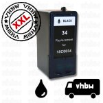 Vhbw cartouche d'encre noir compatible avec lexmark p6350, p910, p915, x3310, x3330, x3350, x5200, x5210, ...