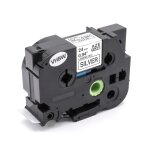 Vhbw cassette de bande d'?criture 24mm noir sur argent pour imprimante brother p - touch 1400, 1500pc, ...