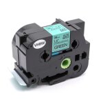 Vhbw cassette de bande d'?criture 36mm noir sur vert extra fort pour imprimantes brother p - touch 3600, ...