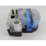 Vhbw cassette de ruban imprimante d'tiquettes 36m x 8mm blanc sur bleu compatible avec epson ok900p, ...