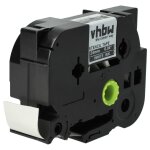Vhbw cassette ruban pochoir compatible avec brother pt r rl - 700s �tiqueteuse - blanc sur transparent ...