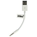 Vhbw c�ble de donn�es usb c�ble de chargement compatible avec dr. dre beats wireless lecteur mp3 - blanc, ...