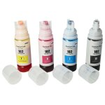 Vhbw encre de recharge imprimantes remplacement pour epson c13t03r240 - dye cyan, dye magenta, dye noir, ...