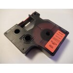 Vhbw kassette patronen schriftband 9mm rot f?r dymo labelmaker pc, pc2, dymo 1000, 1000 + , 2000, 3500, ...