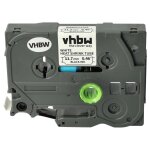Vhbw ruban compatible avec brother p - touch pt - 9700pc imprimante d'�tiquettes 11, 7mm noir sur blanc, ...