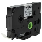 Vhbw ruban compatible avec brother pt h500li, p700 imprimante d'�tiquettes 1, 5m x 11, 7mm noir sur blanc, ...
