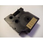 Vhbw ruban compatible avec dymo 2000, 5000, 5500 imprimante d'tiquettes 19mm noir sur or