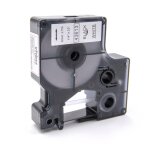 Vhbw ruban compatible avec dymo labelmaker pc, pc2 imprimante d'�tiquettes 6mm noir sur blanc