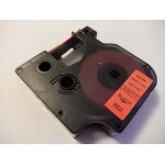 Vhbw ruban compatible avec dymo labelwriter duo, duo 400, duo 450 imprimante d'�tiquettes 12mm noir sur ...