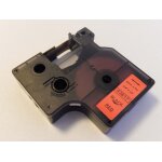 Vhbw ruban compatible avec dymo labelwriter duo, duo 400, duo 450 imprimante d'tiquettes 6mm noir sur ...
