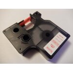 Vhbw ruban compatible avec dymo labelwriter duo, duo 400, duo 450 imprimante d'�tiquettes 6mm rouge sur ...