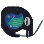 Vhbw ruban plastique remplacement pour dymo 91224, s0721640 pour imprimante d'�tiquettes 12mm noir sur ...