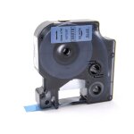 Vhbw ruban remplacement pour dymo d1, 45016 pour imprimante d'�tiquettes 7m x 12mm noir sur bleu