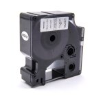 Vhbw ruban remplacement pour dymo 45812, d1 pour imprimante d'�tiquettes 19mm noir sur argent