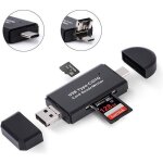 Viewtek rd320 - lecteur enregistreur de carte sd & micro sd pour ports usb / micro usb / usb - c usb ...