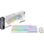 Vigor gk30 combo white fr pack clavier + souris gaming - clavier azerty pleine taille et souris clutch ...