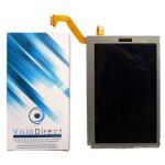 Visiodirect ecran complet haut superieur pour nintendo 3ds avant 2015 vitre verre lcd (ne fonctionne ...