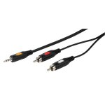 Vivanco cable de connexion rca 3. 5 mm 2. 5 m