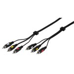 Vivanco rca video connection stereo cable 2 m