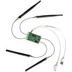 Vm5g module wifi double bande pont ethernet wifi routeur / rpteur wifi adaptateur rj45 avec 4 antennes ...