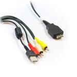 Vmc - md2 (usb / av) c�ble data usb pour sony cyber - shot dsc - w270 / cyber - shot dsc - w275 / cyber ...