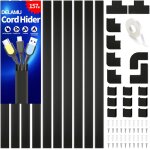 Vornixorsarlshop - 4m goulotte passe cable murale autocollante, cable management, cache cable fils goulotte ...