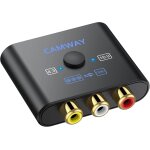 Vornixorsarlshop - convertisseur rca vers hdmi, adaptateur av vers hdmi 16:9 / 4:3 1080p composite rca ...