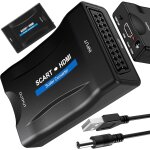 Vornixorsarlshop - convertisseur scart vers hdmi, adaptateur convertisseur audio vid�o hd 1080p pour ...