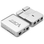 Vs500 industriel 5 ports gigabit switch ethernet rj45 splitter extend lan port reseau lan, 4 ports + ...