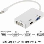 Vshop multifonction thunderbolt mini displayport dp vers hdmi vga dvi cble adaptateur convertisseur ...