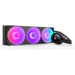 Watercooling - nzxt - rl - kr360 - b2 - kraken plus 360 rgb - ecran carr� 1. 54  personnalisable et ventilateu ...