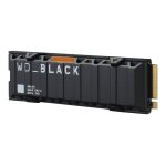 Wd black sn850 nvme ssd wdbapz5000bnc - ssd - 500 go - interne - m. 2 2280 - pcie 4. 0 x4 (nvme) - dissipateur ...