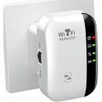 Wifi rpteur wifi booster 2, 4 ghz 300mbps extenseur sans fil amplificateur de signal du rseau avoir ...