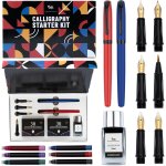 Wordsworth and black parure de calligraphie, bleu, 2 stylos de calligraphie, bouteille d'encre de 18 ... Wordsworth and black parure de calligraphie, bleu, 2 stylos de calligraphie, bouteille d'encre de 18 ...