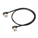 Wqd - cble ethernet rj45 cat8, 90 degrs mle vers mle, cble rseau haute vitesse cat8, cordon de ...
