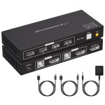 Wqd - commutateurs kvm 4k60hz displayport 2 pc 1 monitor usb 2. 0 switch kvm avec 4 ports, convient pour ... Wqd - commutateurs kvm 4k60hz displayport 2 pc 1 monitor usb 2. 0 switch kvm avec 4 ports, convient pour ...