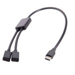 Wqd - cy câble usb c otg, usb type c 1 mâle vers 2 femelles câble hub double ports pour ordinateur portable, ... Wqd - cy câble usb c otg, usb type c 1 mâle vers 2 femelles câble hub double ports pour ordinateur portable, ...